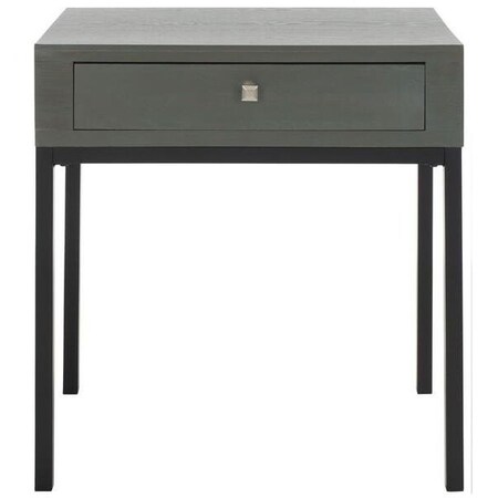 Safavieh Adena End Table- French Grey - 27.8 x 18.1 x 24 in. AMH6612A